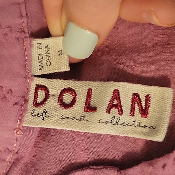 ANTHROPOLOGIE Dolan left coast Pink Babydoll Top Size Medium - Picture 11 of 13